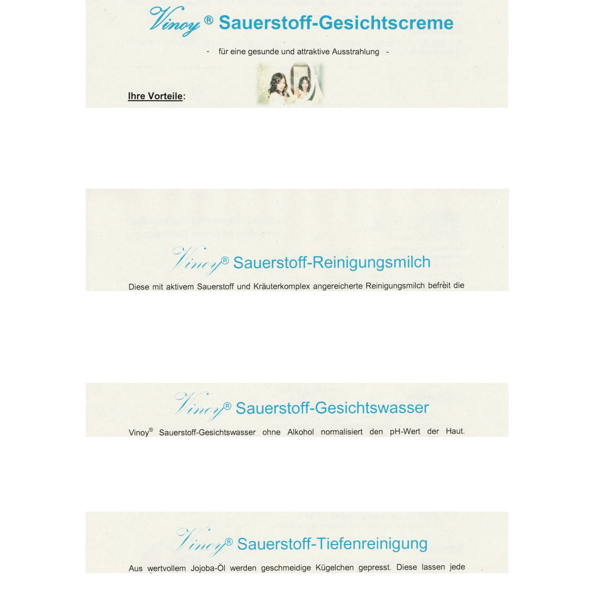 Vinoy Gesichtspflege Via Nova Vinoy Gesichtspflege