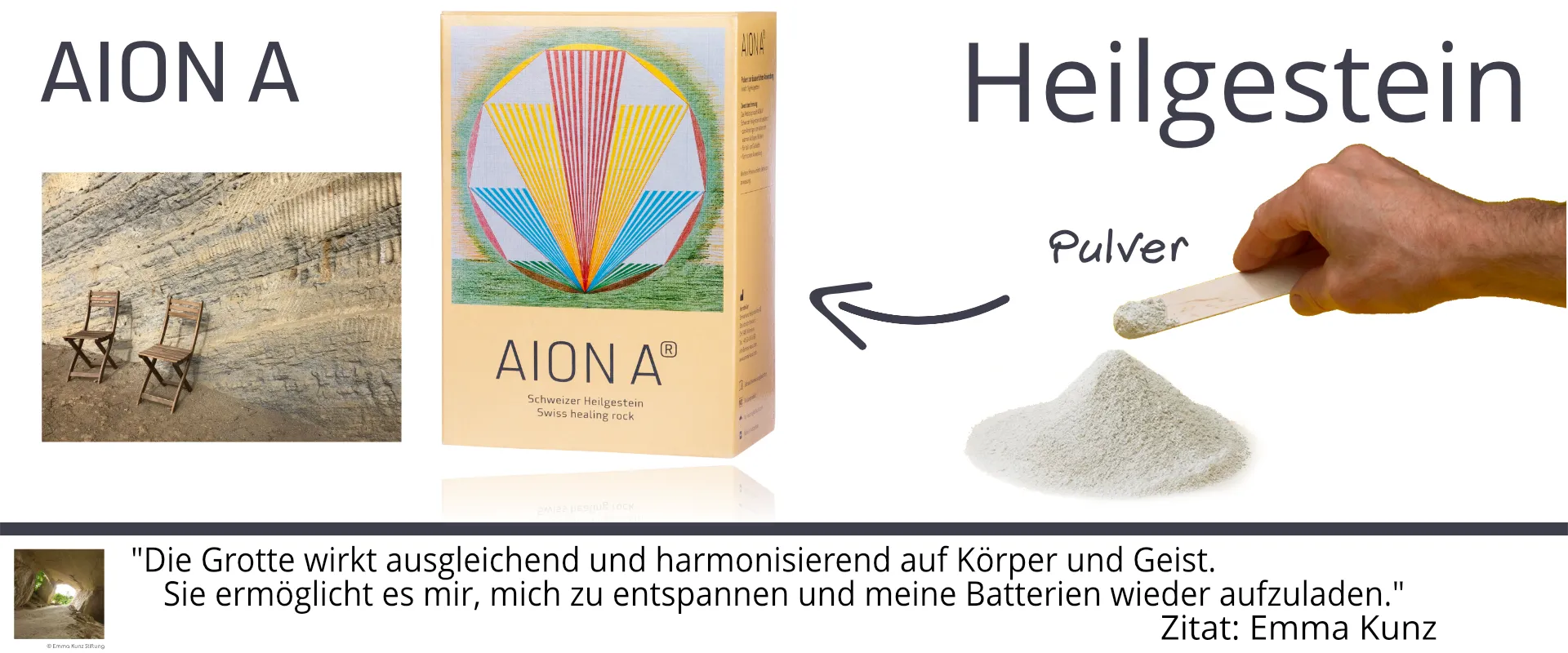 Aion A Schweizer Heilgestein von Emma Kunz